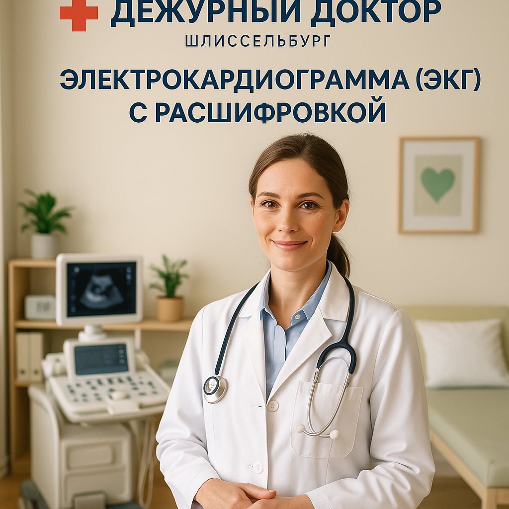 Электрокардиограмма (ЭКГ) с расшифровкой